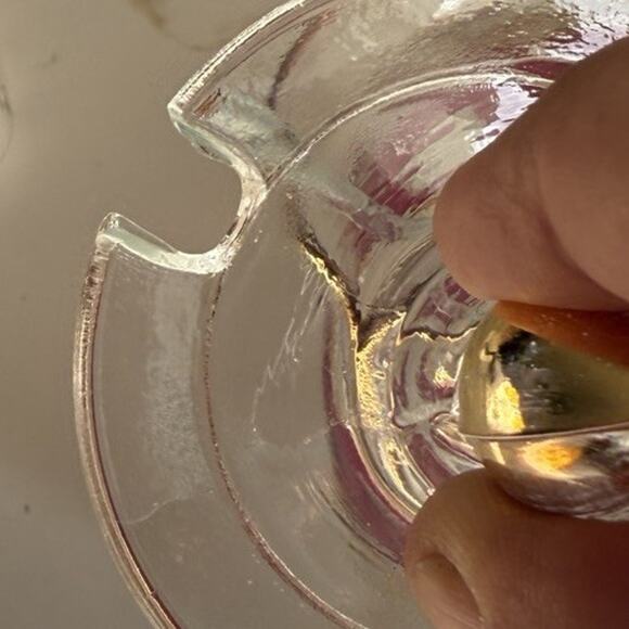 Antique Ruby Flash Glass Jam- Condiment Jar Etched With Gold Trim RARE 4” - Picture 10 of 10